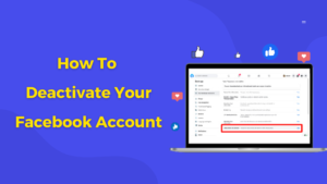 How to deactivate account